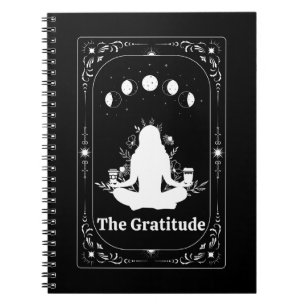 Cahier de gratitude Tarot Yoga Café Cadeau d'astro