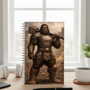 Cahier de guerrier troll – Journal d'art fantastiq