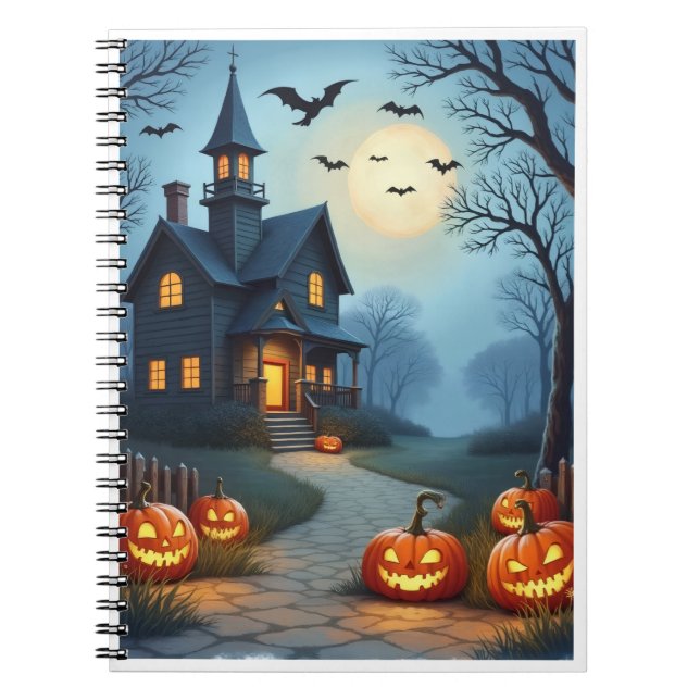 Cahier de Halloween effrayant (Devant)