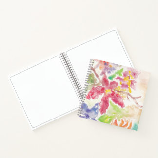 Cahier de jardin botanique à reliure spirale Delux