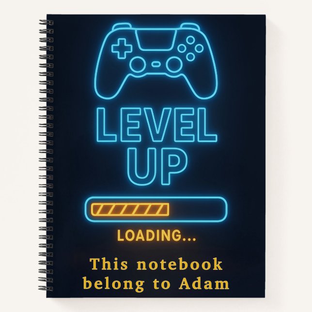 Cahier de jeu personnalisé pour garçons (Devant)