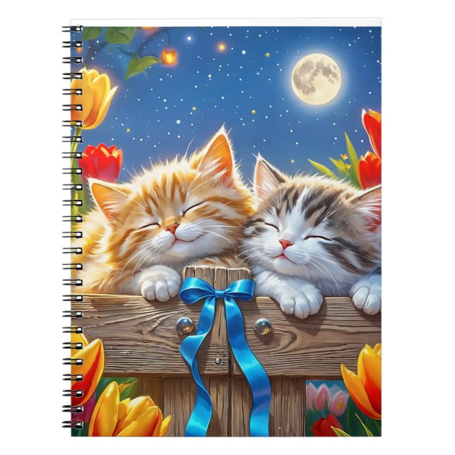 Cahier de jolis amis chats  (Devant)