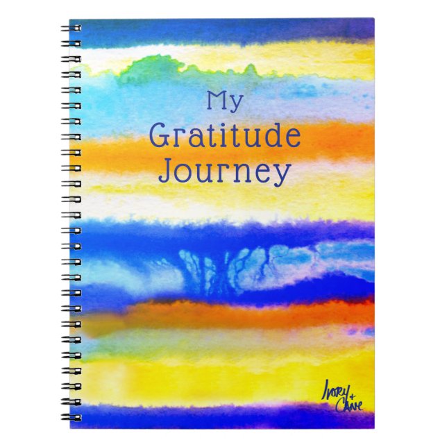 Cahier de journal en spirale à l'horizon SPWW (Devant)