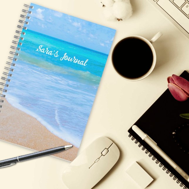Cahier de journal personnel Océan Bleu (Créateur téléchargé)