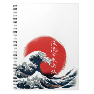 Cahier de kanji Grande Vague