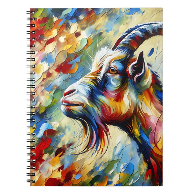 Cahier de la chèvre à cornes prismatiques (Devant)