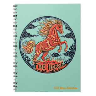 Cahier de l'année du cheval de feu 2