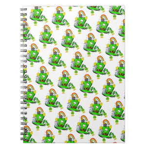 Cahier de lapin de la Saint-Patrick joyeuse