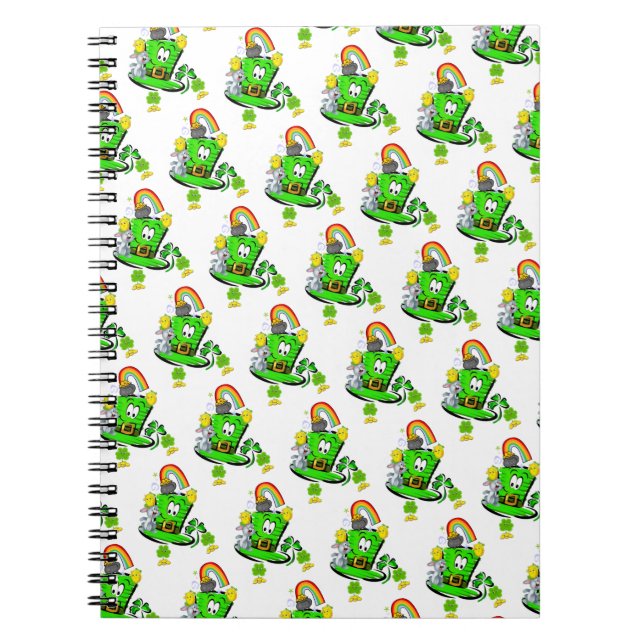 Cahier de lapin de la Saint-Patrick joyeuse (Devant)