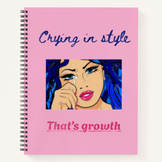 Cahier de larmes stylé – Journal esthétique