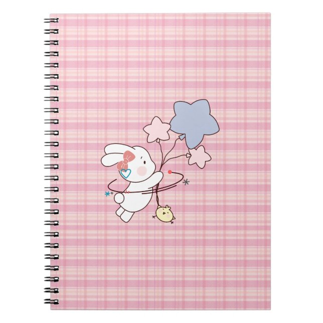 Cahier de l'école du lapin pastel (Devant)