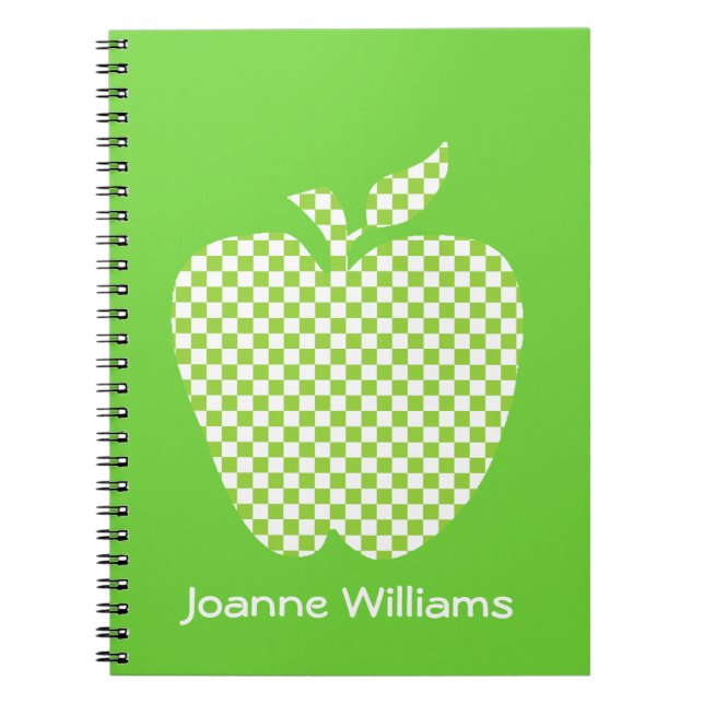Cahier de l'enseignant à pomme verte vérifiée (Devant)