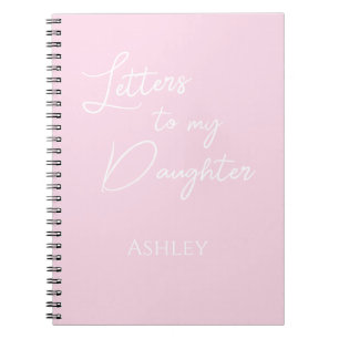 Cahier de lettres à ma fille