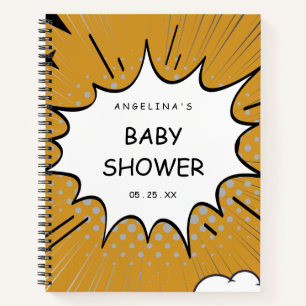 Cahier de liste de cadeaux de baby shower humorist