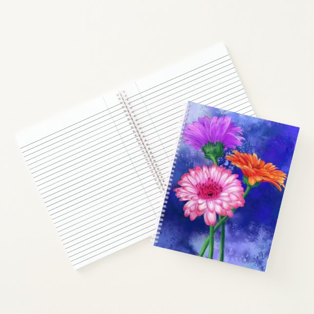 Cahier de Marguerites de Gerbera (Intérieur)