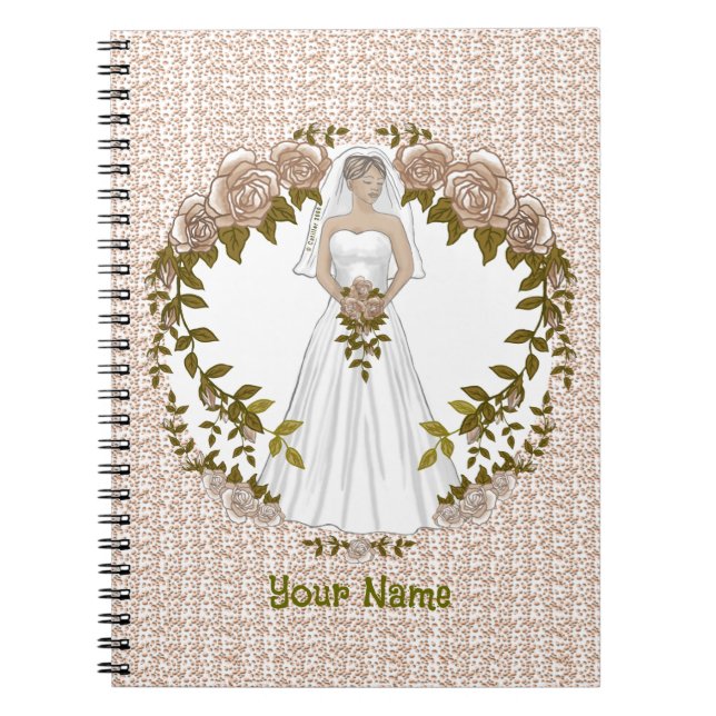 Cahier de mariage personnalisé pour la mariée aima (Devant)