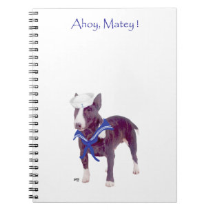 Cahier de marin Bull Terrier