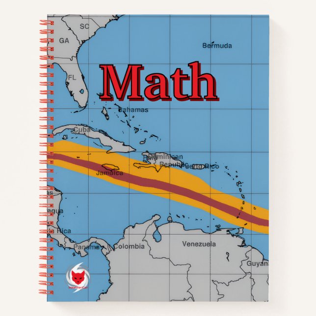 Cahier de mathématiques (Devant)