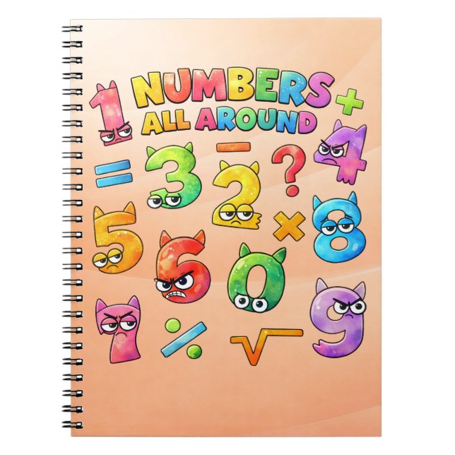Cahier de maths pour la Journée des nombres | Les  (Devant)