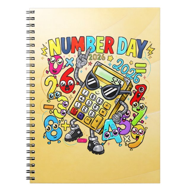 Cahier de maths pour la Journée des nombres | Nomb (Devant)