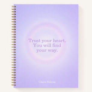 Cahier de message Aura Violet