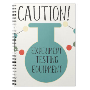 Cahier de modèle de chimie de laboratoire scientif