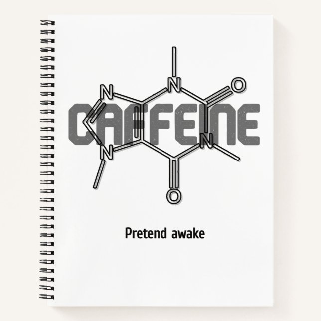 Cahier de molécule de caféine (Devant)
