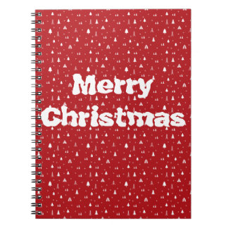 Cahier de Noël Arbres et Flocons de Neige
