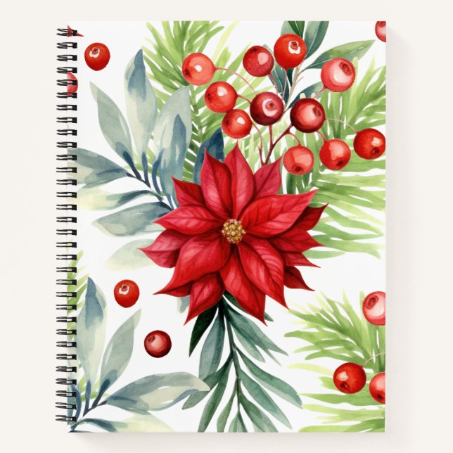 Cahier de Noël Coloré – Création festive d'hiver (Devant)