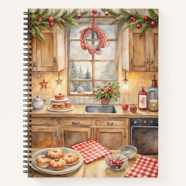 Cahier de Noël festif – Journal des Fêtes (Devant)