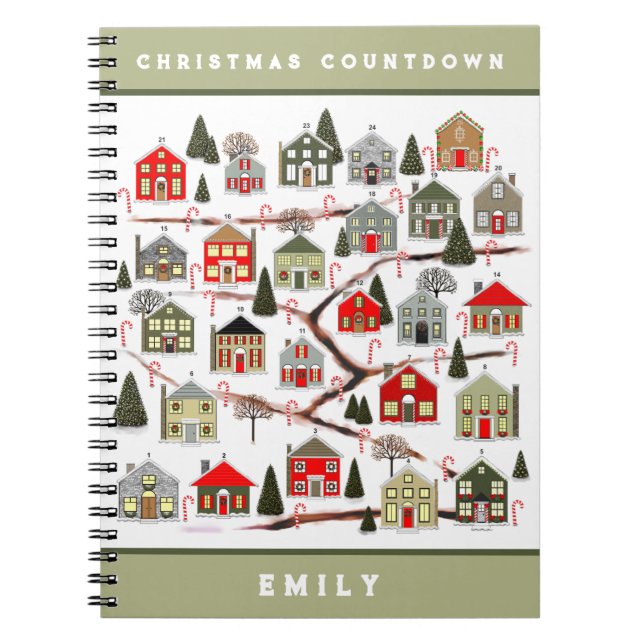 Cahier de Noël personnalisé (Devant)