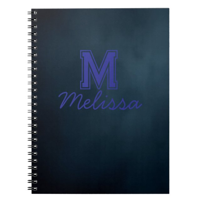 Cahier de nom de script élégant  (Devant)