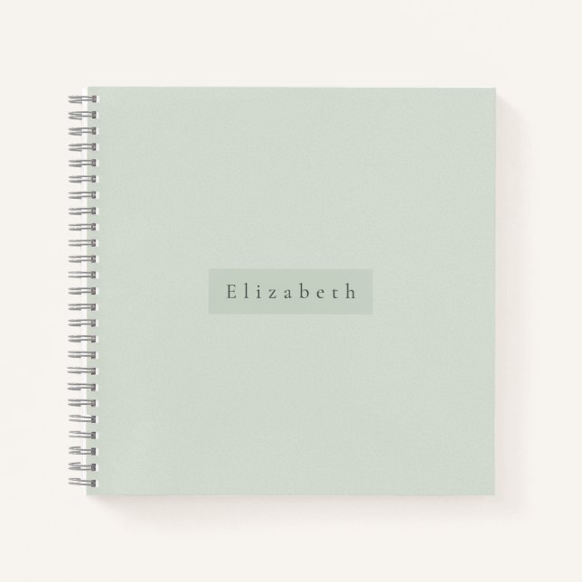Cahier de nom moderne (Devant)