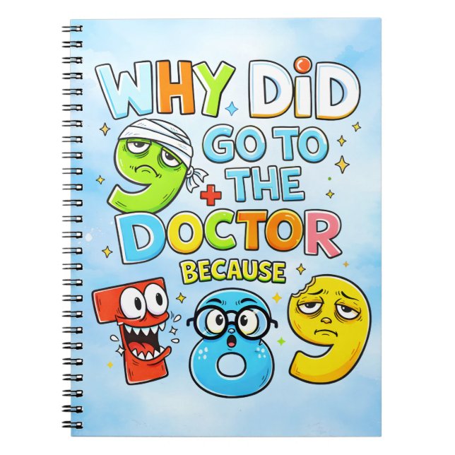 Cahier de nombres de blague mathématique drôle pou (Devant)