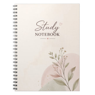 Cahier de notes à reliure spirale | Étudiant Paste