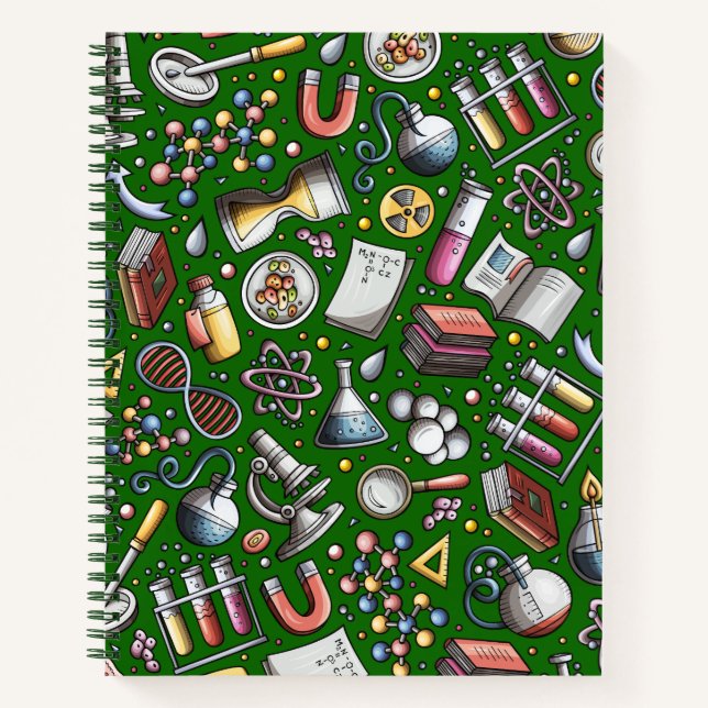 Cahier de notes de sciences amusantes (Devant)