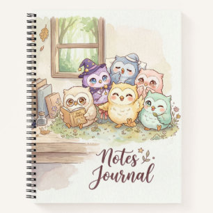 Cahier de notes des amis chouettes