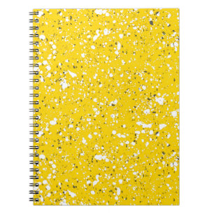 Cahier de notes galet marbré Sunshine