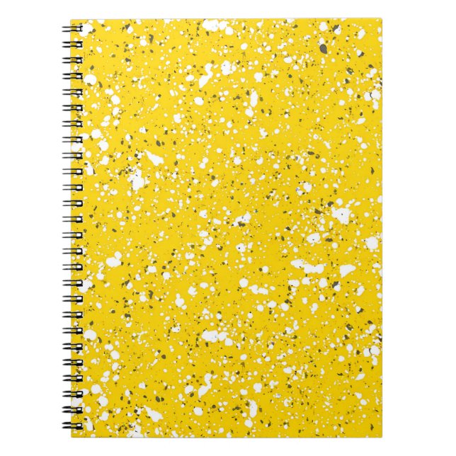 Cahier de notes galet marbré Sunshine (Devant)