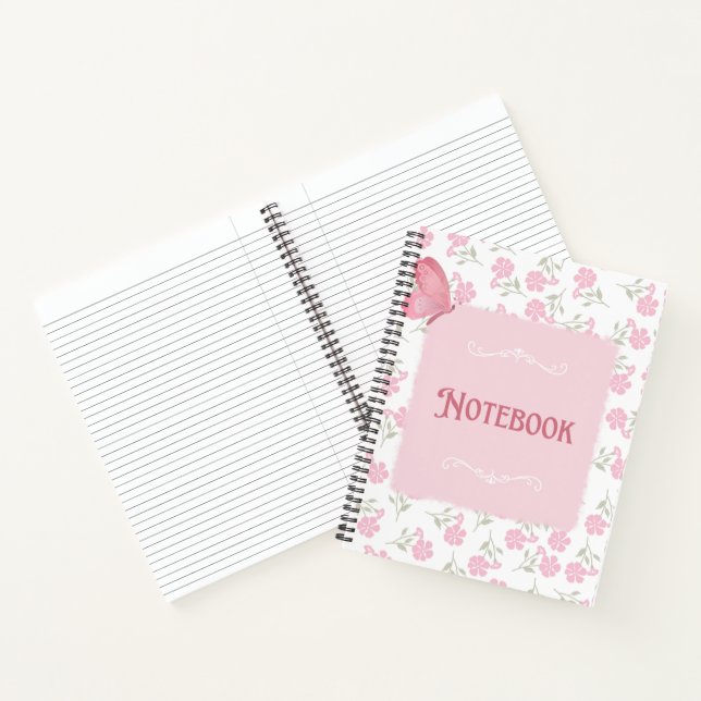 Cahier de notes pastel mignon | Journal esthétique (Intérieur)