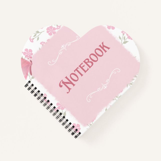 Cahier de notes pastel mignon | Journal esthétique (Devant)