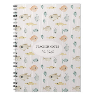 Cahier de notes personnalisé pour enseignant mascu