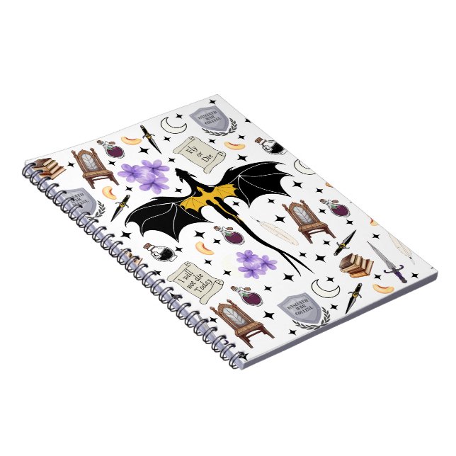 Cahier de notes pour amoureux de livres de fantasy (Côté Droit)