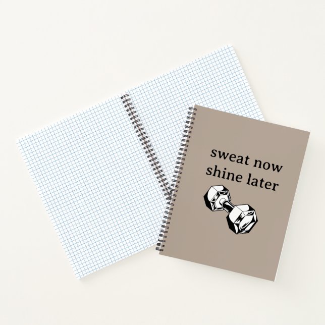 Cahier de notes propre sans serif gras (Intérieur)