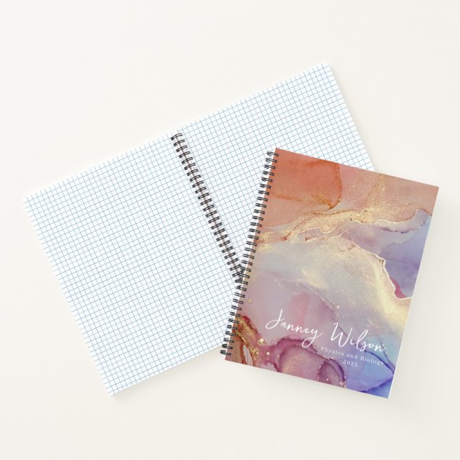 Cahier de notes spirale élégant pour collège (Intérieur)