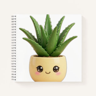 Cahier de notes sur la plante d'intérieur Kawaii A