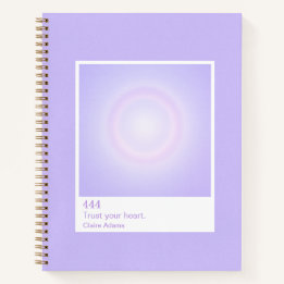 Cahier de numéro d'ange Swatch Aura Violet