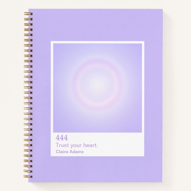 Cahier de numéro d'ange Swatch Aura Violet (Devant)