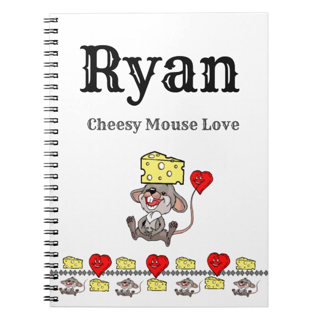 Cahier de papier à emballer Amour de souris ringar (Devant)