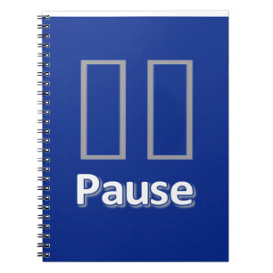 Cahier de Pause Bleue